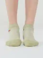 Зелёный хаки женские носки с рыбками