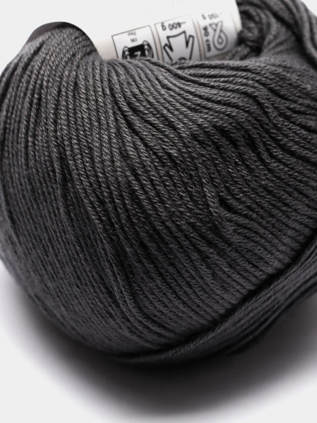 Угольный пряжа YarnArt Baby Cotton, хлопок, акрил, 50 г, 165 м