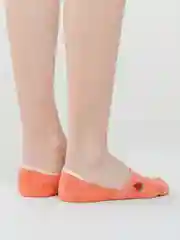 Алый женские носки с фруктами
