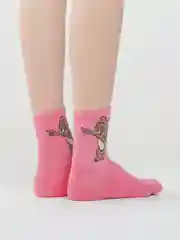 Вишнёвый носки "Том и Джерри"