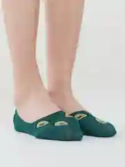 Зеленый женские носки с авокадо