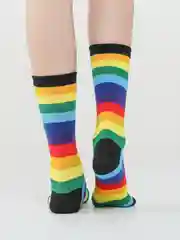 Черный радужные носки