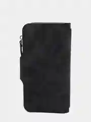 Черный кошелек женский  Baellerry из замшевой экокожи, 10 цветов