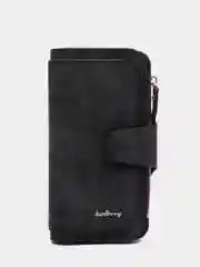 Черный кошелек женский  Baellerry из замшевой экокожи, 10 цветов