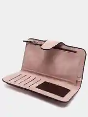 Розовый кошелек женский  Baellerry из замшевой экокожи, 10 цветов