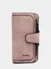 Розовый кошелек женский  Baellerry из замшевой экокожи, 10 цветов