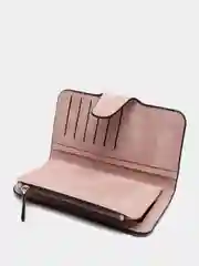 Розовый кошелек женский  Baellerry из замшевой экокожи, 10 цветов