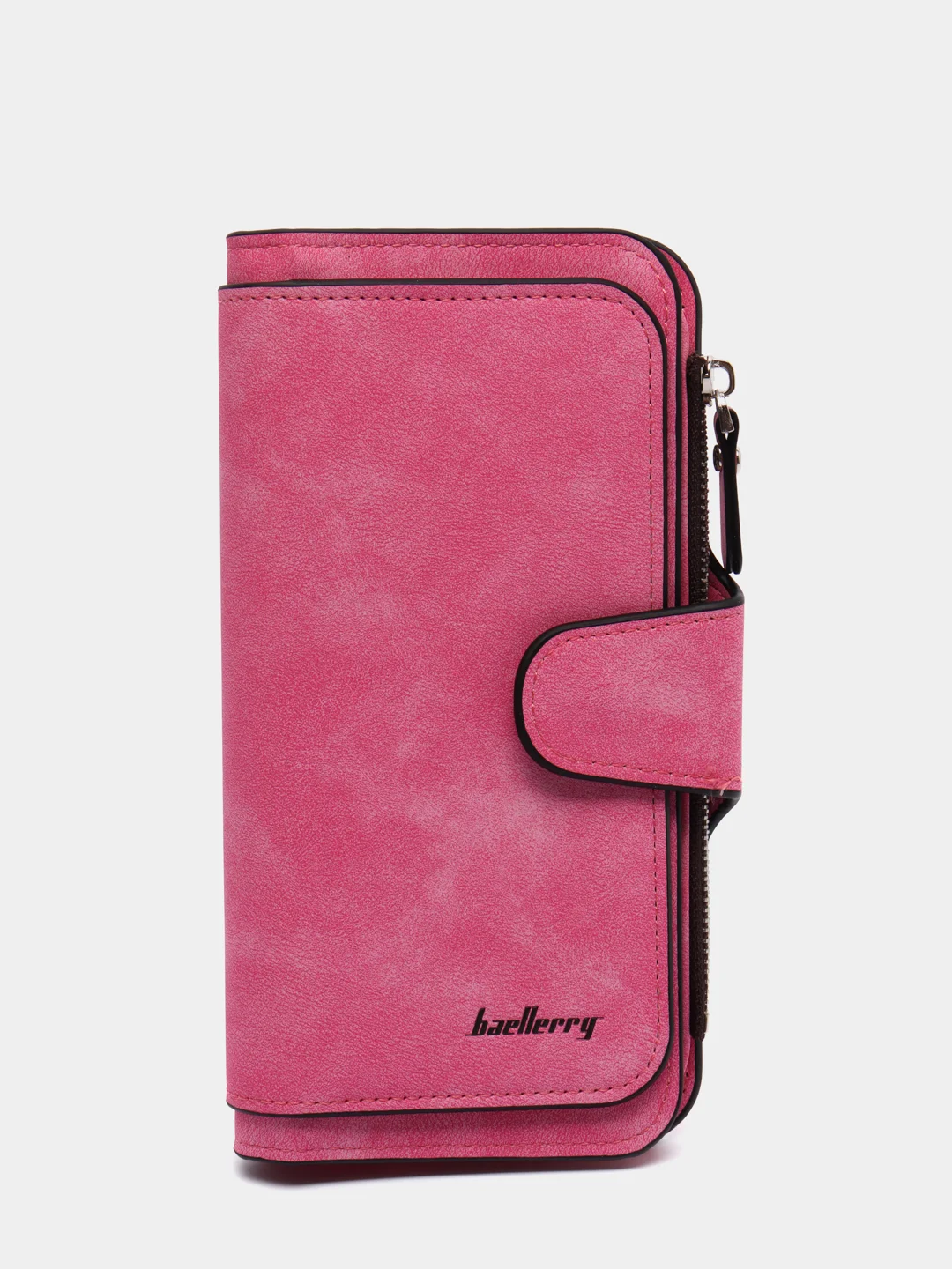 Фуксия кошелек женский  Baellerry из замшевой экокожи, 10 цветов