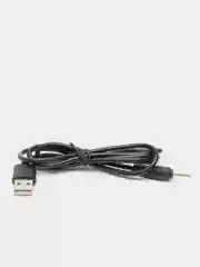 Черный кабель питания USB на штекер 2,5 x 0,7, диаметр 10, черный