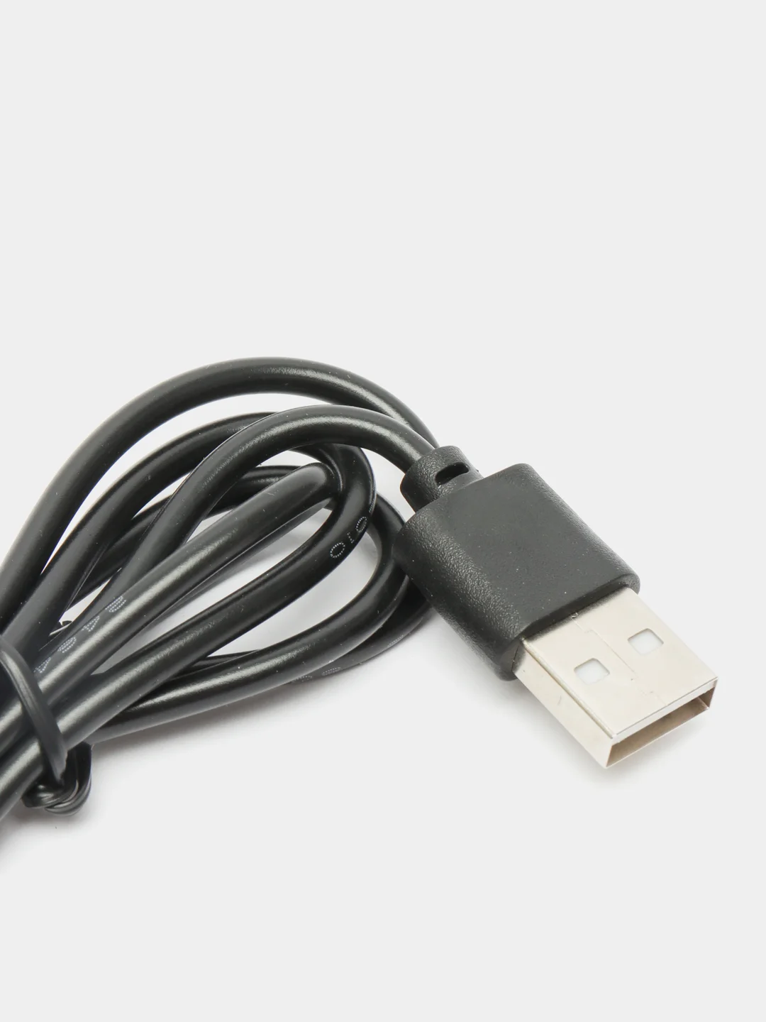 Черный кабель питания USB на штекер 2,5 x 0,7, диаметр 10, черный