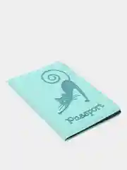 Зеленый обложка для паспорта
