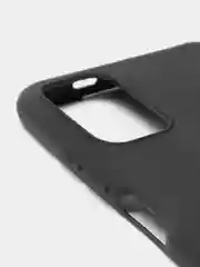Черный чехол Xiaomi Redmi Note 10 5G, Сяоми Редми Нот 10 5G силиконовый цветной матовый