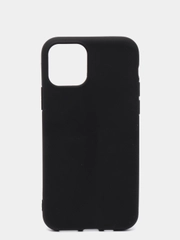 Силиконовый чёрный чехол iPhone 5 5S SE 2020 6 Plus 6S Plus 7 8 Plus X XS XR 11 Pro Max