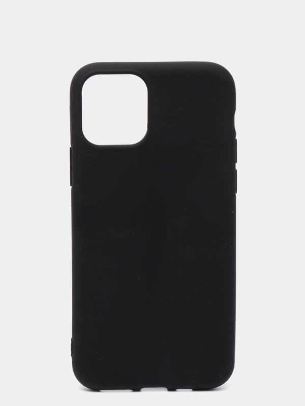 Силиконовый чёрный чехол iPhone 5 5S SE 2020 6 Plus 6S Plus 7 8 Plus X XS XR 11 Pro Max