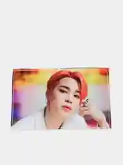 Белый наклейка на банковскую карту "BTS: Пак Чимин"