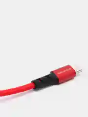 Красный кабель зарядный Borofone BX20 (1m, Micro-USB/Type-C/Lightning) для Android и Apple iPhone