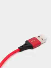Красный кабель зарядный Borofone BX20 (1m, Micro-USB/Type-C/Lightning) для Android и Apple iPhone