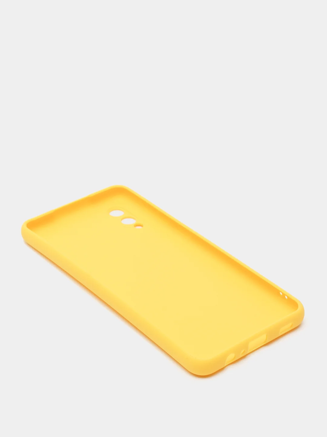 Желтый чехол для Samsung Galaxy A02 / M02 2021 / A022F, силиконовый / Самсунг Галакси А02 / М02