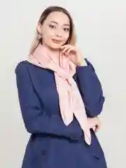 Конфетный платок женский, хлопок, шелк, размер 90 х 90
