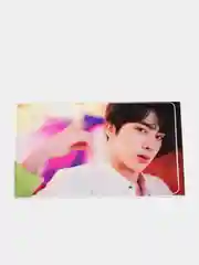 Белый наклейка на банковскую карту "Ким Сокджин BTS"