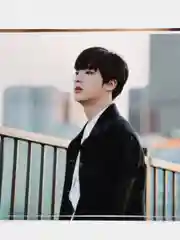 Бирюзовый наклейка на банковскую карту "Ким Сокджин BTS"