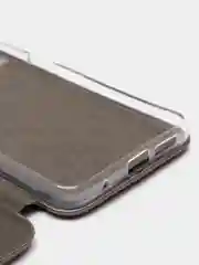 Серый чехол-книжка для Redmi Note 11 / Note 11S
