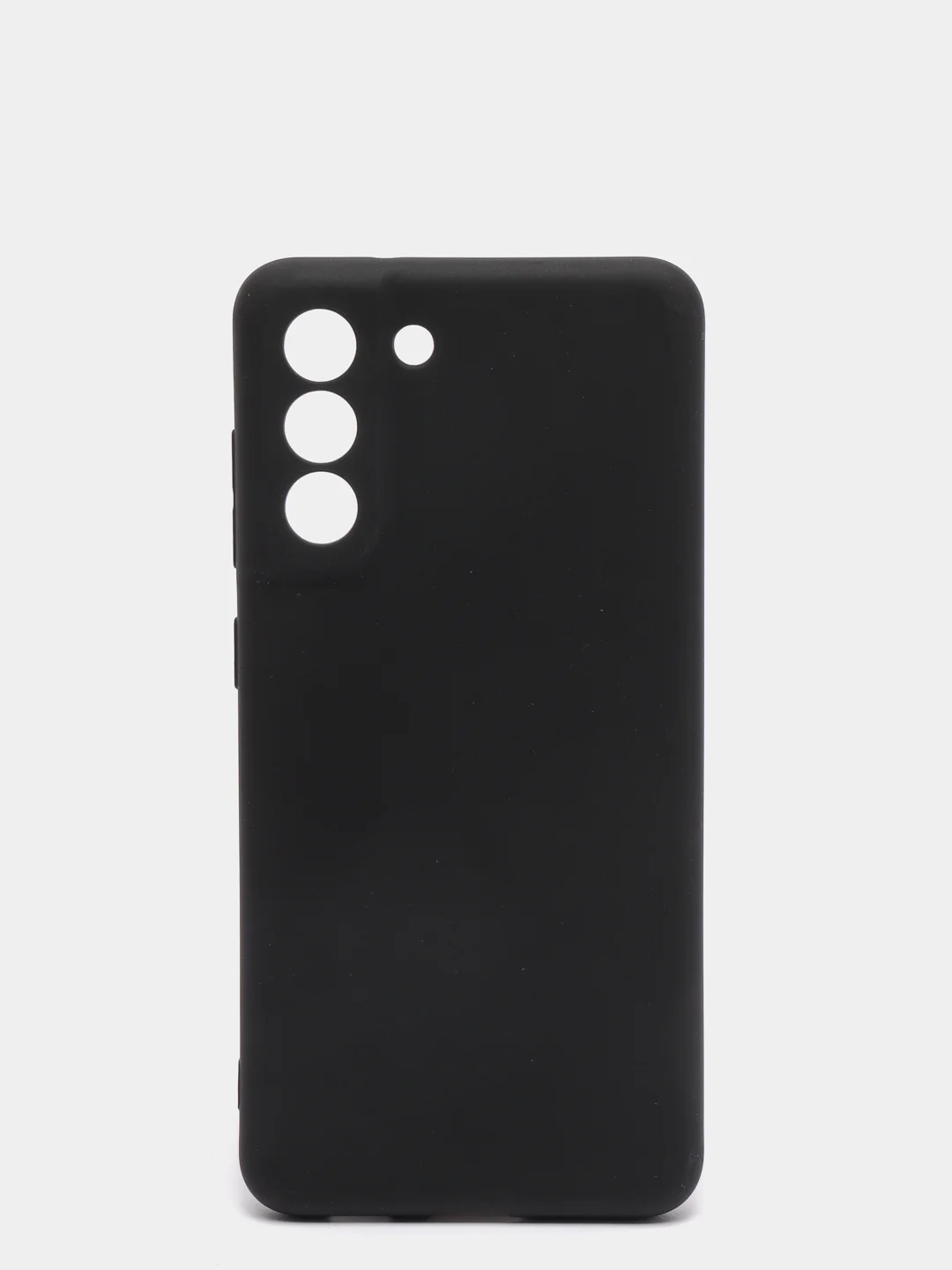 Черный чехол для Samsung G990B/S21 FE, силиконовый