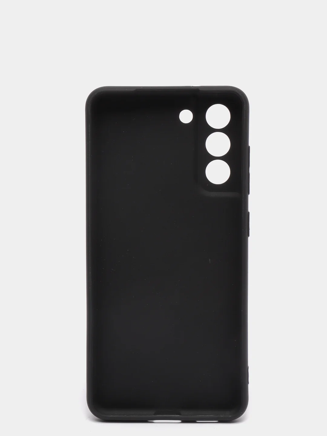 Черный чехол для Samsung G990B/S21 FE, силиконовый