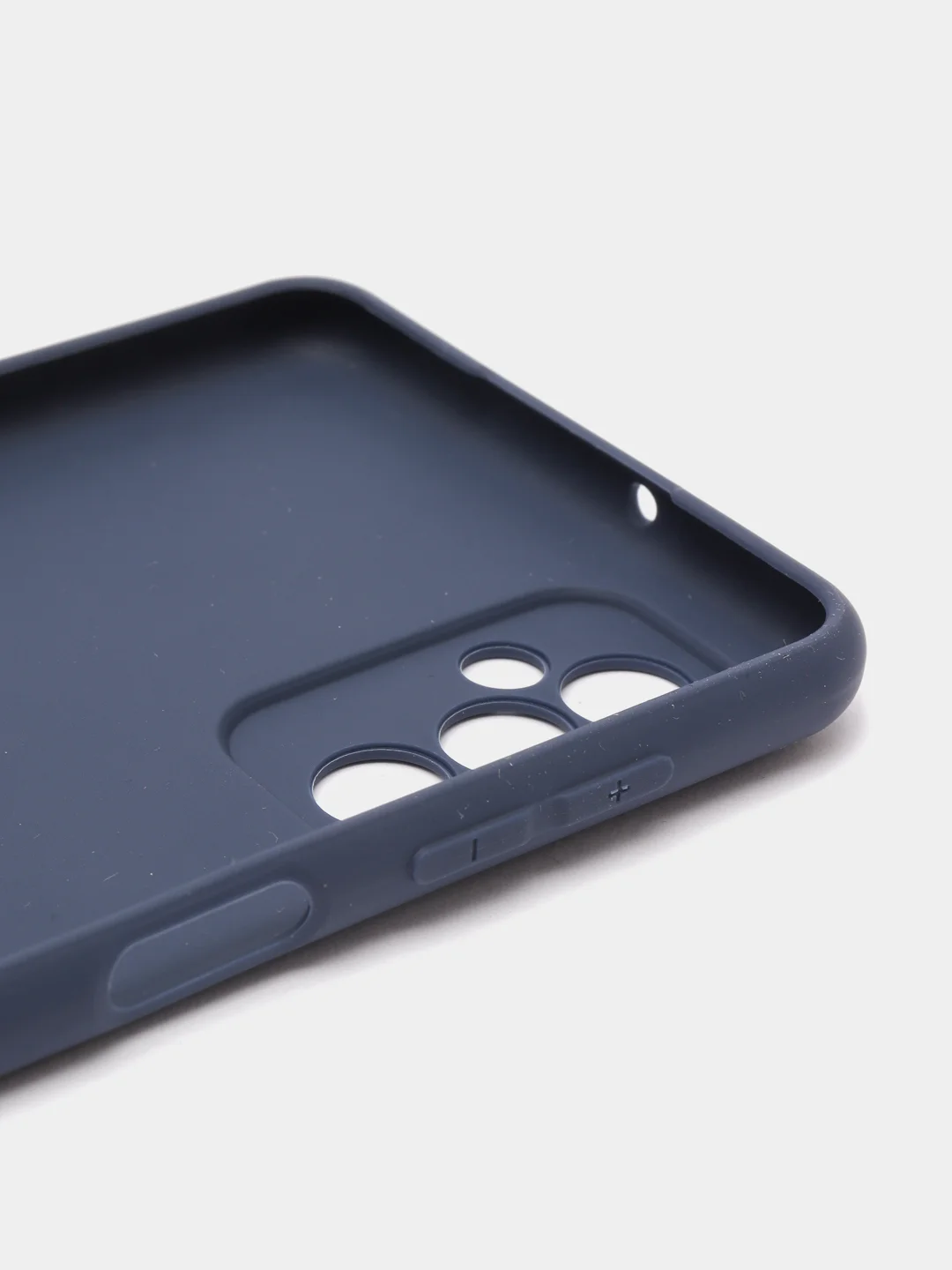 Синий чехол для Samsung M52/M526B силиконовый
