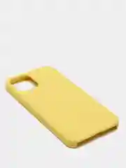 Светло-жёлтый чехол с бархатом iPhone 12 / 12 Pro