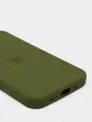 Зеленый чехол с бархатом iPhone 12 / 12 Pro