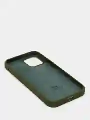 Зеленый чехол с бархатом iPhone 12 / 12 Pro