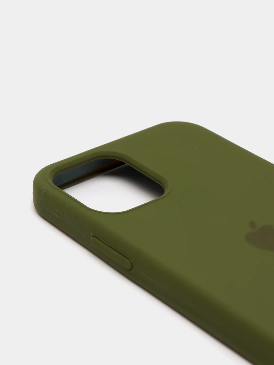 Зеленый чехол с бархатом iPhone 12 / 12 Pro