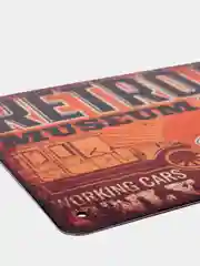 Аметистовый винтажные жестяные таблички "Garage"