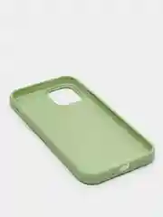 Лайм чехол с бархатом iPhone 12 / 12 Pro