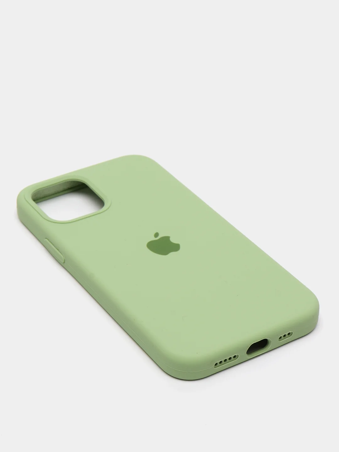 Лайм чехол с бархатом iPhone 12 / 12 Pro