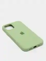 Лайм чехол с бархатом iPhone 12 / 12 Pro