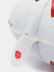 Белый новогодний фольгированный воздушный шар