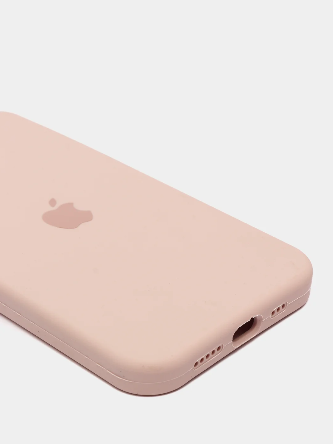 Бежевый чехол с бархатом iPhone 12 / 12 Pro