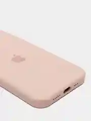Бежевый чехол с бархатом iPhone 12 / 12 Pro