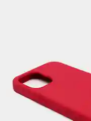 Коралловый чехол с бархатом iPhone 12 / 12 Pro