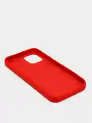 Алый чехол с бархатом iPhone 12 / 12 Pro
