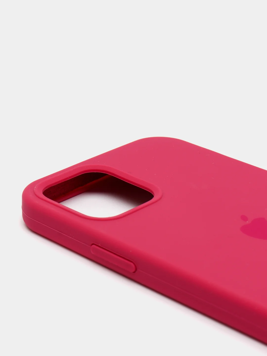 Пастельно-коралловый чехол с бархатом iPhone 12 / 12 Pro