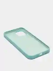 Бирюзовый чехол с бархатом iPhone 12 / 12 Pro