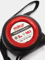 Рулетка строительная измерительная профессиональная Matur, 3-10 м