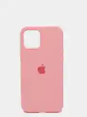 Розовый чехол с бархатом iPhone 12 / 12 Pro