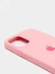 Розовый чехол с бархатом iPhone 12 / 12 Pro