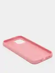 Розовый чехол с бархатом iPhone 12 / 12 Pro