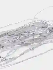 Серебряный шнур металлизированный