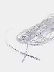 Серебряный шнур металлизированный